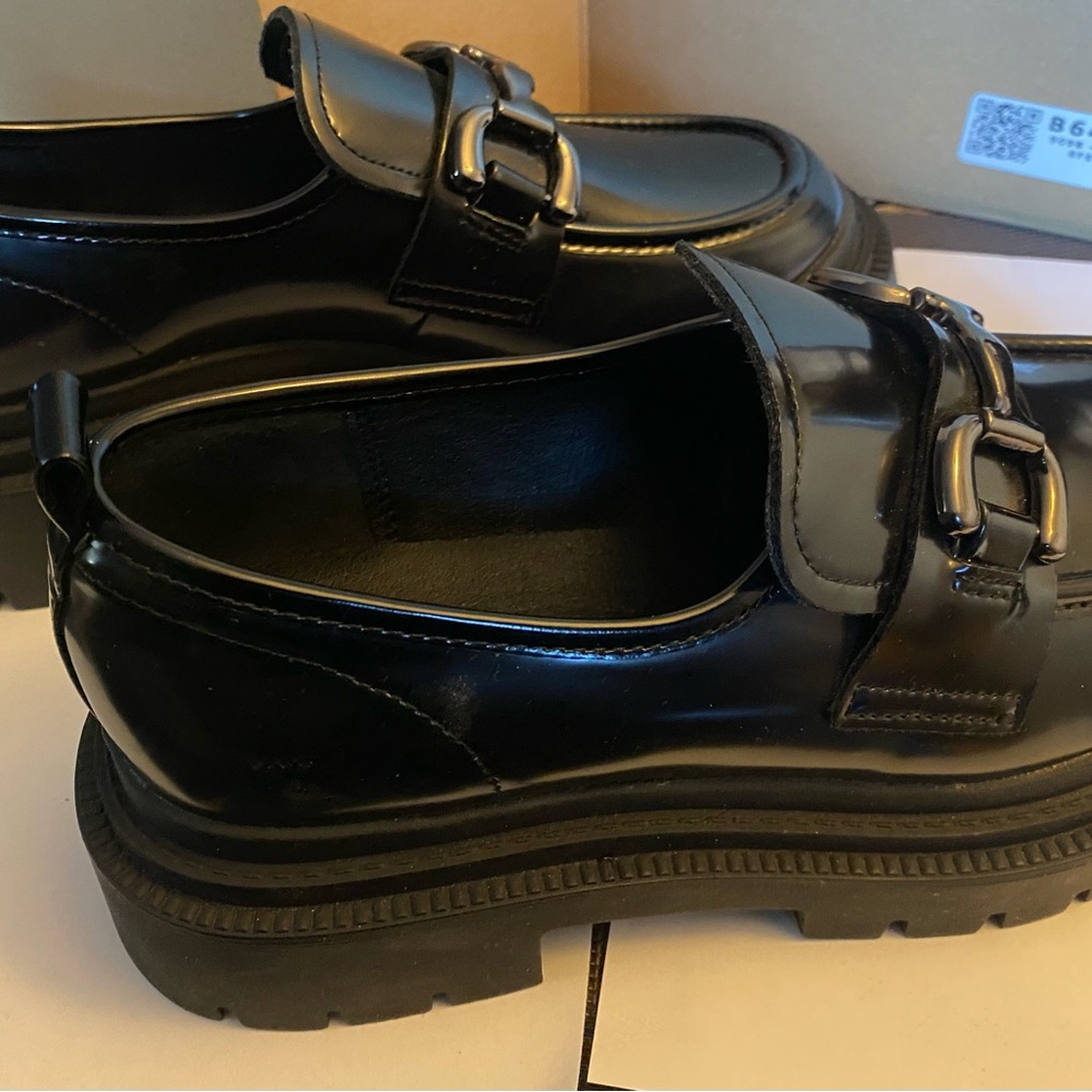 Madden Girl Black Loafers